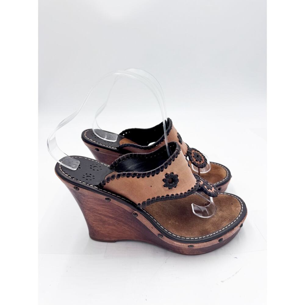 Jack Rogers Wedge Heels Size 8 - Picture 2 of 6
